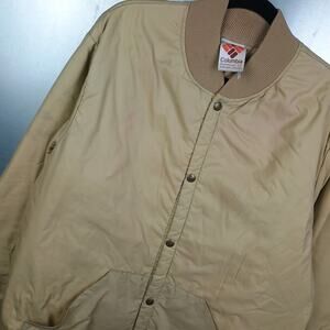 Columbia Vintage 70s Button Up Liner Jacket Coat Large Outdoor Hiking Camping